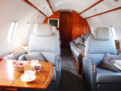 Renting a private jet for business trips